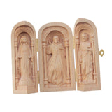 Maxbell Wood Carving Ornaments Catholic Relics Sculpture for Home Living Room Office
