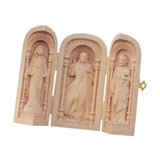Maxbell Wood Carving Ornaments Catholic Relics Sculpture for Home Living Room Office