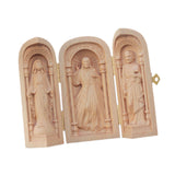 Maxbell Wood Carving Ornaments Catholic Relics Sculpture for Home Living Room Office
