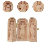 Maxbell Wood Carving Ornaments Catholic Relics Sculpture for Home Living Room Office