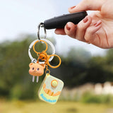 Maxbell Bear Keychain Multifunction Cute Bag Pendant for Wedding Wallet Party Favors A