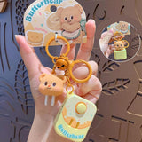Maxbell Bear Keychain Multifunction Cute Bag Pendant for Wedding Wallet Party Favors A