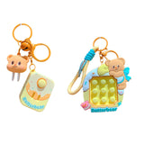 Maxbell Bear Keychain Multifunction Cute Bag Pendant for Wedding Wallet Party Favors A