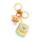 Maxbell Bear Keychain Multifunction Cute Bag Pendant for Wedding Wallet Party Favors A