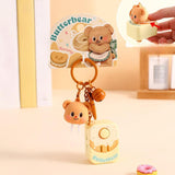 Maxbell Bear Keychain Multifunction Cute Bag Pendant for Wedding Wallet Party Favors A