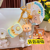 Maxbell Bear Keychain Multifunction Cute Bag Pendant for Wedding Wallet Party Favors A