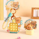 Maxbell Bear Keychain Multifunction Cute Bag Pendant for Wedding Wallet Party Favors A