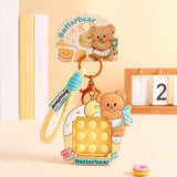 Maxbell Bear Keychain Multifunction Cute Bag Pendant for Wedding Wallet Party Favors B