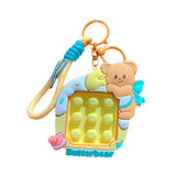 Maxbell Bear Keychain Multifunction Cute Bag Pendant for Wedding Wallet Party Favors B