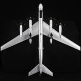 Maxbell 1:200 TU-95 Long Range Bomber Plane Model Sturdy Professional Airplane Model Soviet Union