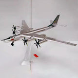 Maxbell 1:200 TU-95 Long Range Bomber Plane Model Sturdy Professional Airplane Model Soviet Union