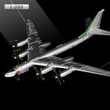 Maxbell 1:200 TU-95 Long Range Bomber Plane Model Sturdy Professional Airplane Model Soviet Union