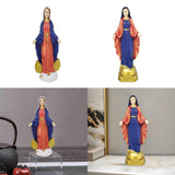 Maxbell Religious Figure Standing Statue Traditional Decor for Cabinet Hotel Outdoor White Headdress