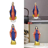 Maxbell Religious Figure Standing Statue Traditional Decor for Cabinet Hotel Outdoor White Headdress