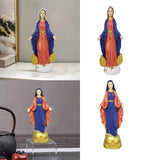 Maxbell Religious Figure Standing Statue Traditional Decor for Cabinet Hotel Outdoor White Headdress
