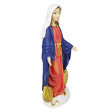 Maxbell Religious Figure Standing Statue Traditional Decor for Cabinet Hotel Outdoor White Headdress