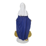 Maxbell Religious Figure Standing Statue Traditional Decor for Cabinet Hotel Outdoor White Headdress