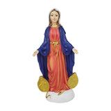 Maxbell Religious Figure Standing Statue Traditional Decor for Cabinet Hotel Outdoor White Headdress