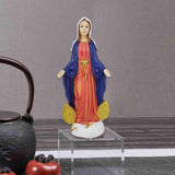 Maxbell Religious Figure Standing Statue Traditional Decor for Cabinet Hotel Outdoor White Headdress