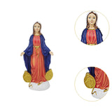 Maxbell Religious Figure Standing Statue Traditional Decor for Cabinet Hotel Outdoor White Headdress