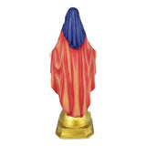 Maxbell Religious Figure Standing Statue Traditional Decor for Cabinet Hotel Outdoor Blue Headdress