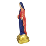 Maxbell Religious Figure Standing Statue Traditional Decor for Cabinet Hotel Outdoor Blue Headdress