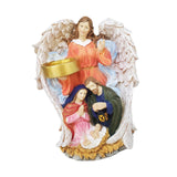Maxbell Virgin Mary and Jesus Statue Crafts Religious for Tabletop Bedroom Bookshelf