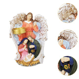 Maxbell Virgin Mary and Jesus Statue Crafts Religious for Tabletop Bedroom Bookshelf