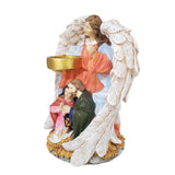 Maxbell Virgin Mary and Jesus Statue Crafts Religious for Tabletop Bedroom Bookshelf