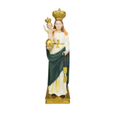 Maxbell Virgin Mary Jesus Statue Collection Religious for Bookshelf Tabletop Cabinet