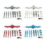 Maxbell 1/12 RC Car Metal Upgrade Kits Suit Rear Axle Fixtures for 12427 12429 Truck Red