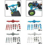 Maxbell 1/12 RC Car Metal Upgrade Kits Suit Rear Axle Fixtures for 12427 12429 Truck Red