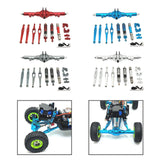 Maxbell 1/12 RC Car Metal Upgrade Kits Suit Rear Axle Fixtures for 12427 12429 Truck Red