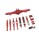 Maxbell 1/12 RC Car Metal Upgrade Kits Suit Rear Axle Fixtures for 12427 12429 Truck Red
