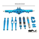 Maxbell 1/12 RC Car Metal Upgrade Kits Suit Rear Axle Fixtures for 12427 12429 Truck Blue
