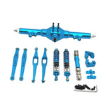 Maxbell 1/12 RC Car Metal Upgrade Kits Suit Rear Axle Fixtures for 12427 12429 Truck Blue