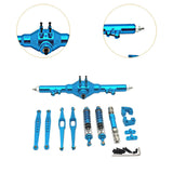 Maxbell 1/12 RC Car Metal Upgrade Kits Suit Rear Axle Fixtures for 12427 12429 Truck Blue