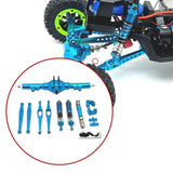 Maxbell 1/12 RC Car Metal Upgrade Kits Suit Rear Axle Fixtures for 12427 12429 Truck Blue