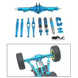 Maxbell 1/12 RC Car Metal Upgrade Kits Suit Rear Axle Fixtures for 12427 12429 Truck Blue