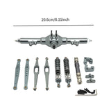Maxbell 1/12 RC Car Metal Upgrade Kits Suit Rear Axle Fixtures for 12427 12429 Truck Gray
