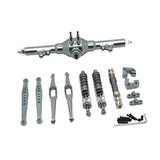 Maxbell 1/12 RC Car Metal Upgrade Kits Suit Rear Axle Fixtures for 12427 12429 Truck Gray