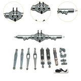 Maxbell 1/12 RC Car Metal Upgrade Kits Suit Rear Axle Fixtures for 12427 12429 Truck Gray