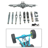 Maxbell 1/12 RC Car Metal Upgrade Kits Suit Rear Axle Fixtures for 12427 12429 Truck Gray