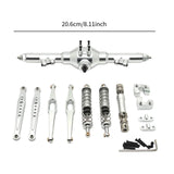 Maxbell 1/12 RC Car Metal Upgrade Kits Suit Rear Axle Fixtures for 12427 12429 Truck Silver