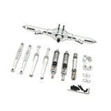Maxbell 1/12 RC Car Metal Upgrade Kits Suit Rear Axle Fixtures for 12427 12429 Truck Silver