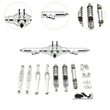 Maxbell 1/12 RC Car Metal Upgrade Kits Suit Rear Axle Fixtures for 12427 12429 Truck Silver