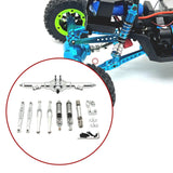 Maxbell 1/12 RC Car Metal Upgrade Kits Suit Rear Axle Fixtures for 12427 12429 Truck Silver