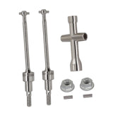 Maxbell 1:16 Scale RC Car Drive Shafts Metal for 16101Pro/16102Pro/16103Pro/16201Pro 6310