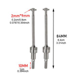 Maxbell 1:16 Scale RC Car Drive Shafts Metal for 16101Pro/16102Pro/16103Pro/16201Pro 6310