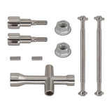 Maxbell 1:16 Scale RC Car Drive Shafts Metal for 16101Pro/16102Pro/16103Pro/16201Pro 6311